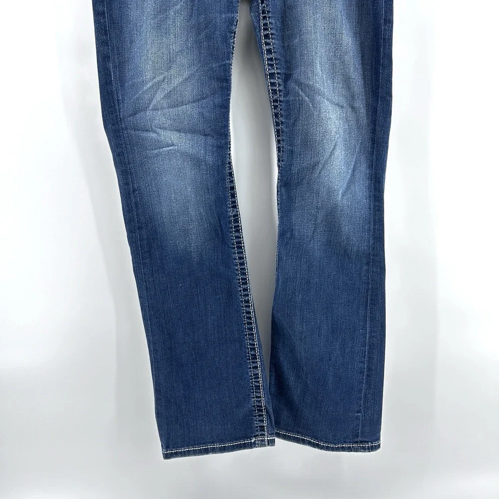 BKE Payton Low Rise Bootcut‎ Jeans Womens 30x33.5 Y2K Buckle Denim Flare Leg